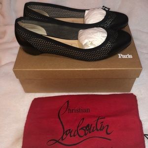 Christian Louboutin Miss Mix Flats in Nappa Shiny
